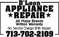 Dleon Appliance Parts & Service