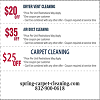 Spring Carpet Cleaning