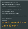 Garage Door Repair in Katy