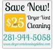 Dryer Vent Cleaning Aldine Texas