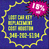 Lost Car Key Replacement Cost Houston